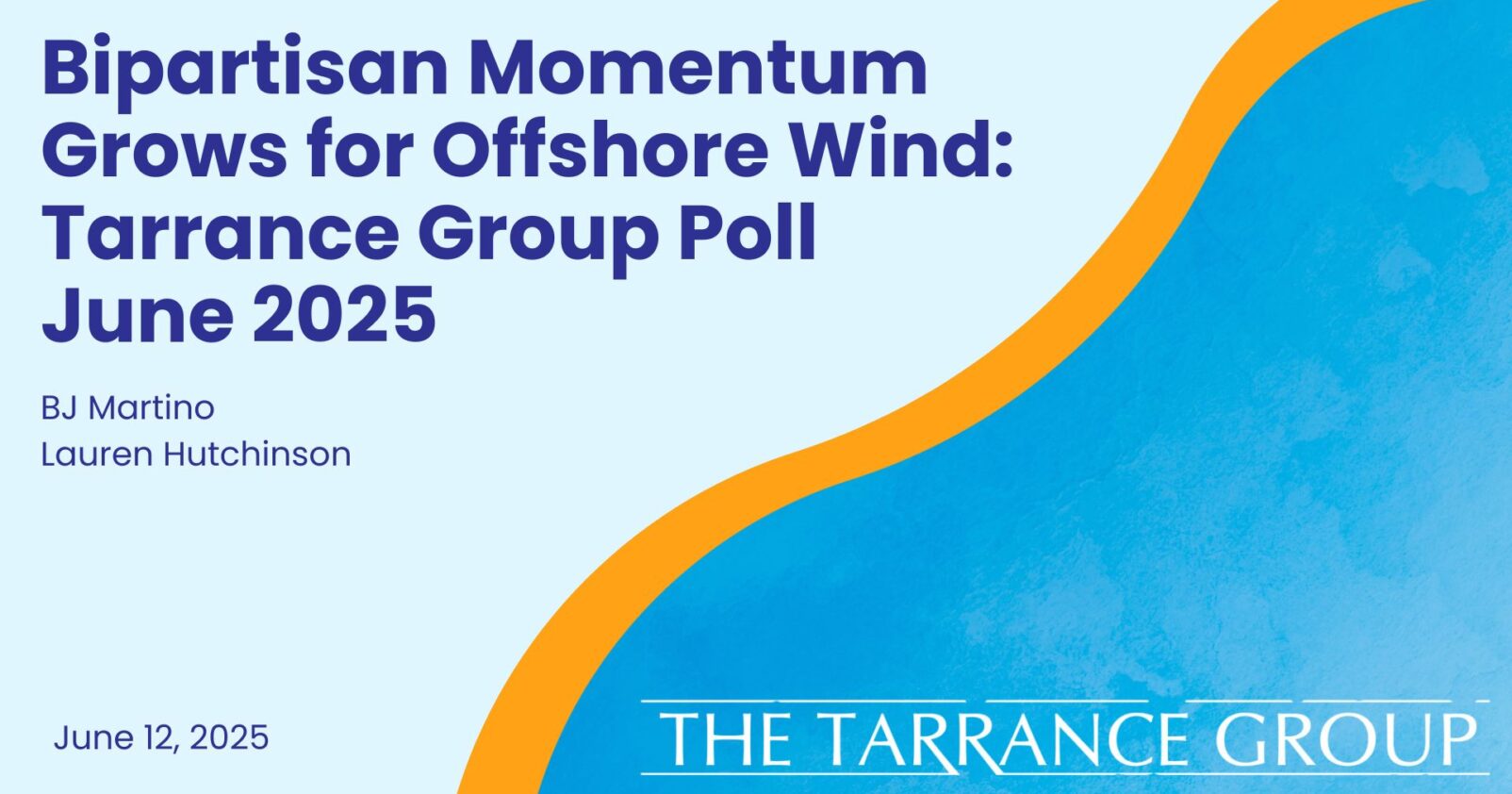 Bipartisan Momentum Grows for Offshore Wind: Tarrance Group Poll Results, June 2025 Thumbnail